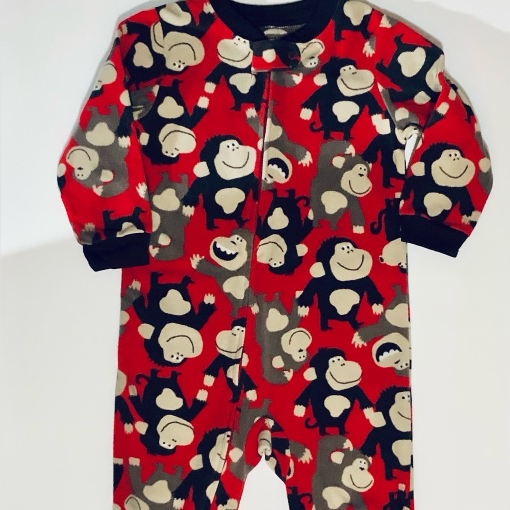 Boy’s Toddler Monkey Print  Onesie